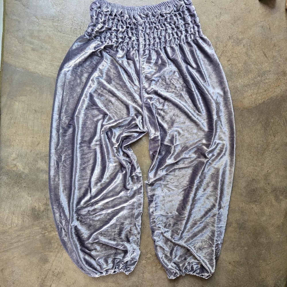 Vintage Bohemian Silver Harem Pants